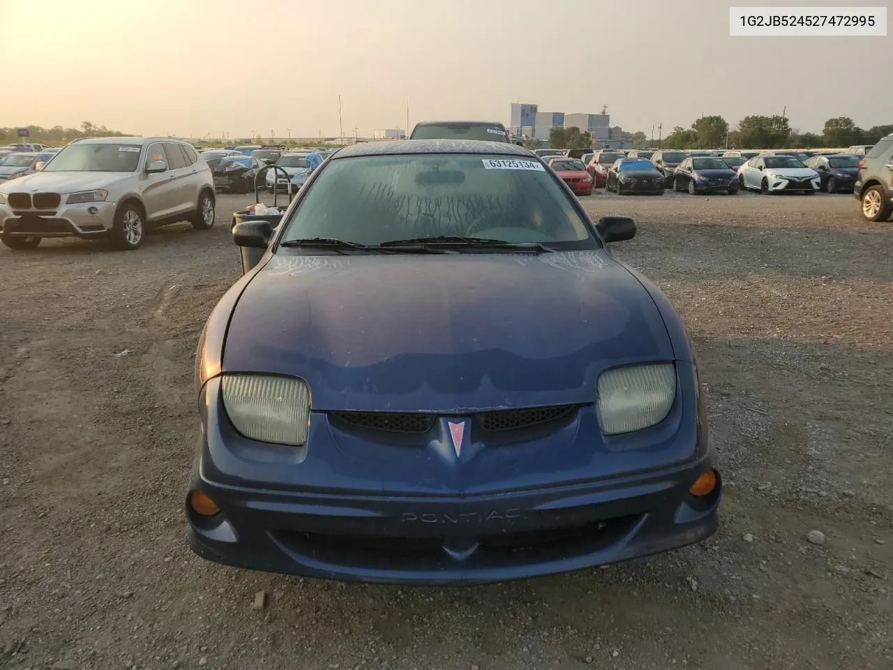 2002 Pontiac Sunfire Se VIN: 1G2JB524527472995 Lot: 63125134