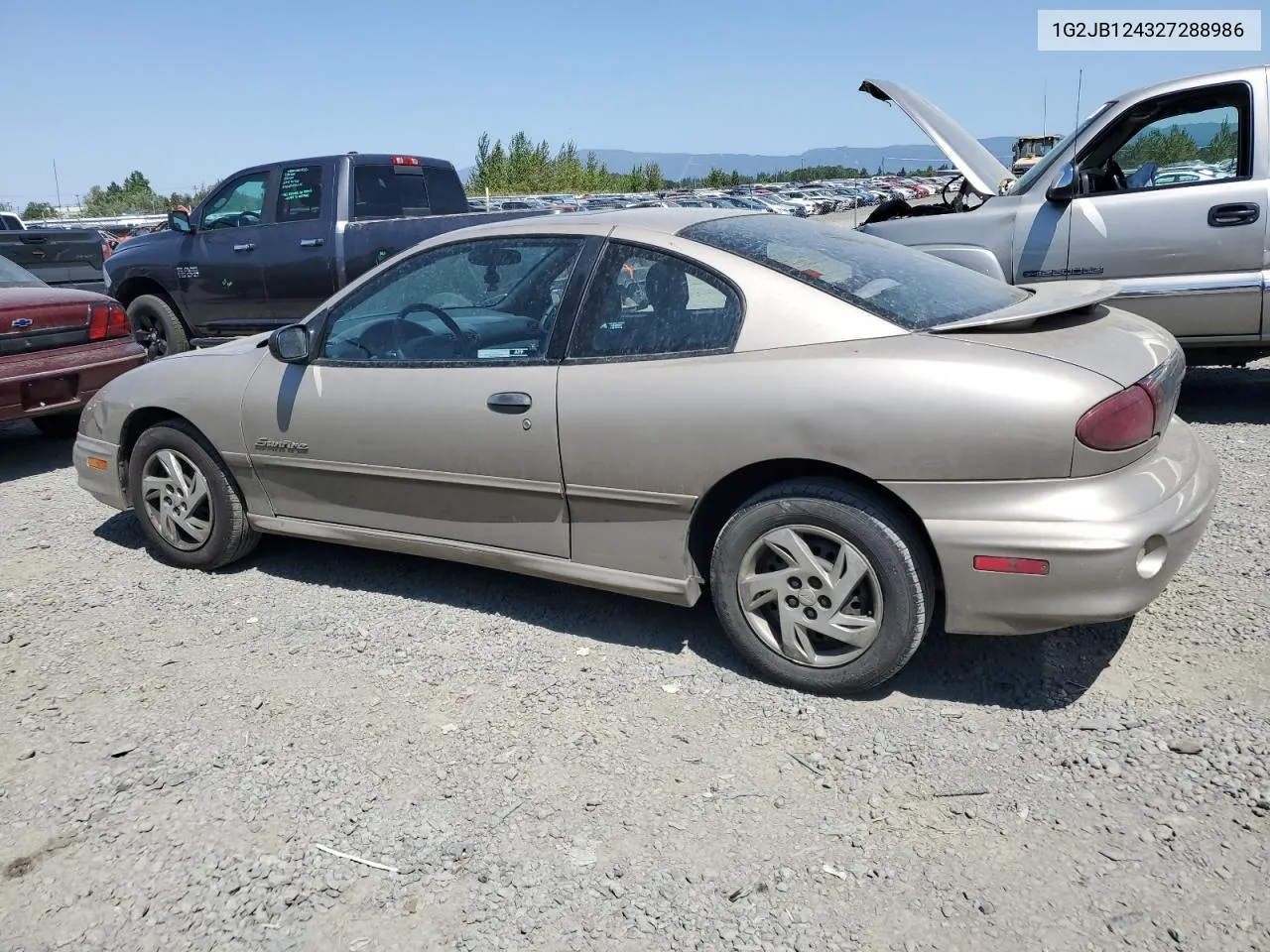 2002 Pontiac Sunfire Se VIN: 1G2JB124327288986 Lot: 64072634