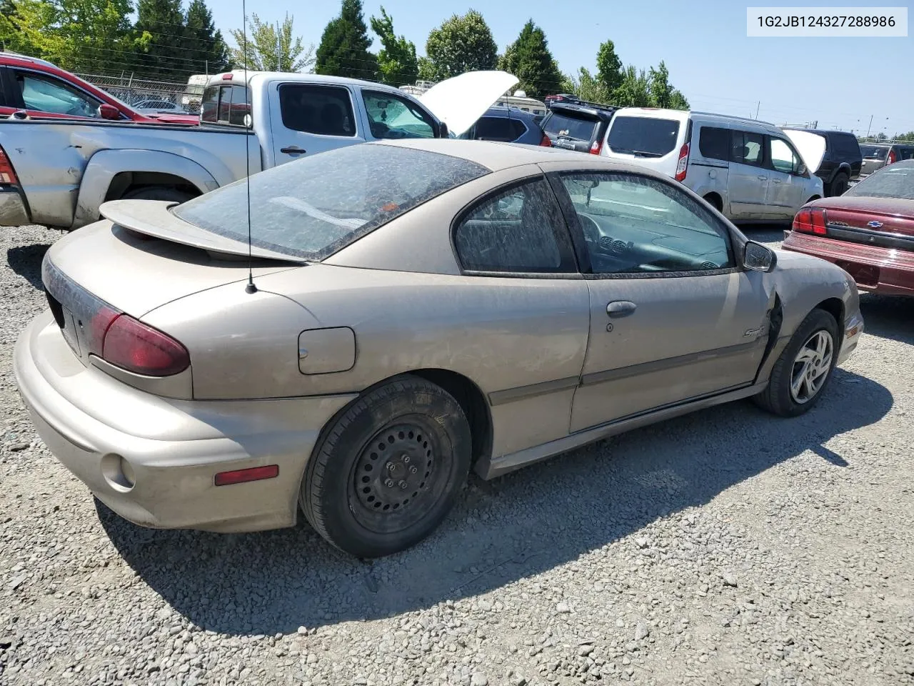 1G2JB124327288986 2002 Pontiac Sunfire Se