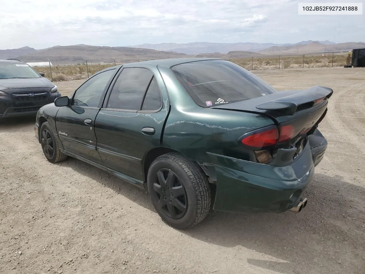 2002 Pontiac Sunfire Se VIN: 1G2JB52F927241888 Lot: 65939404