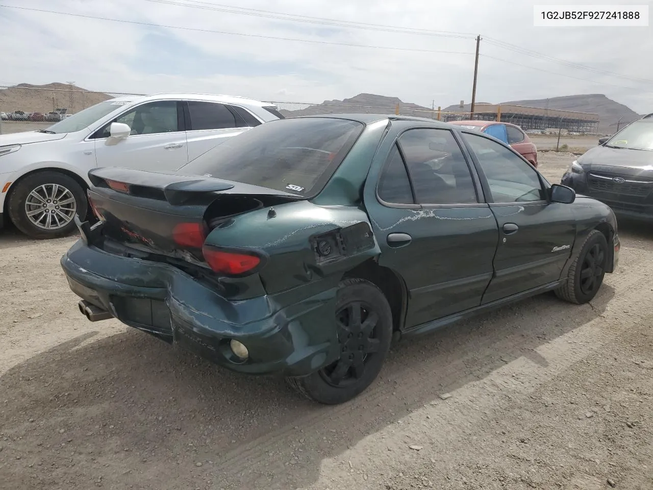 2002 Pontiac Sunfire Se VIN: 1G2JB52F927241888 Lot: 65939404