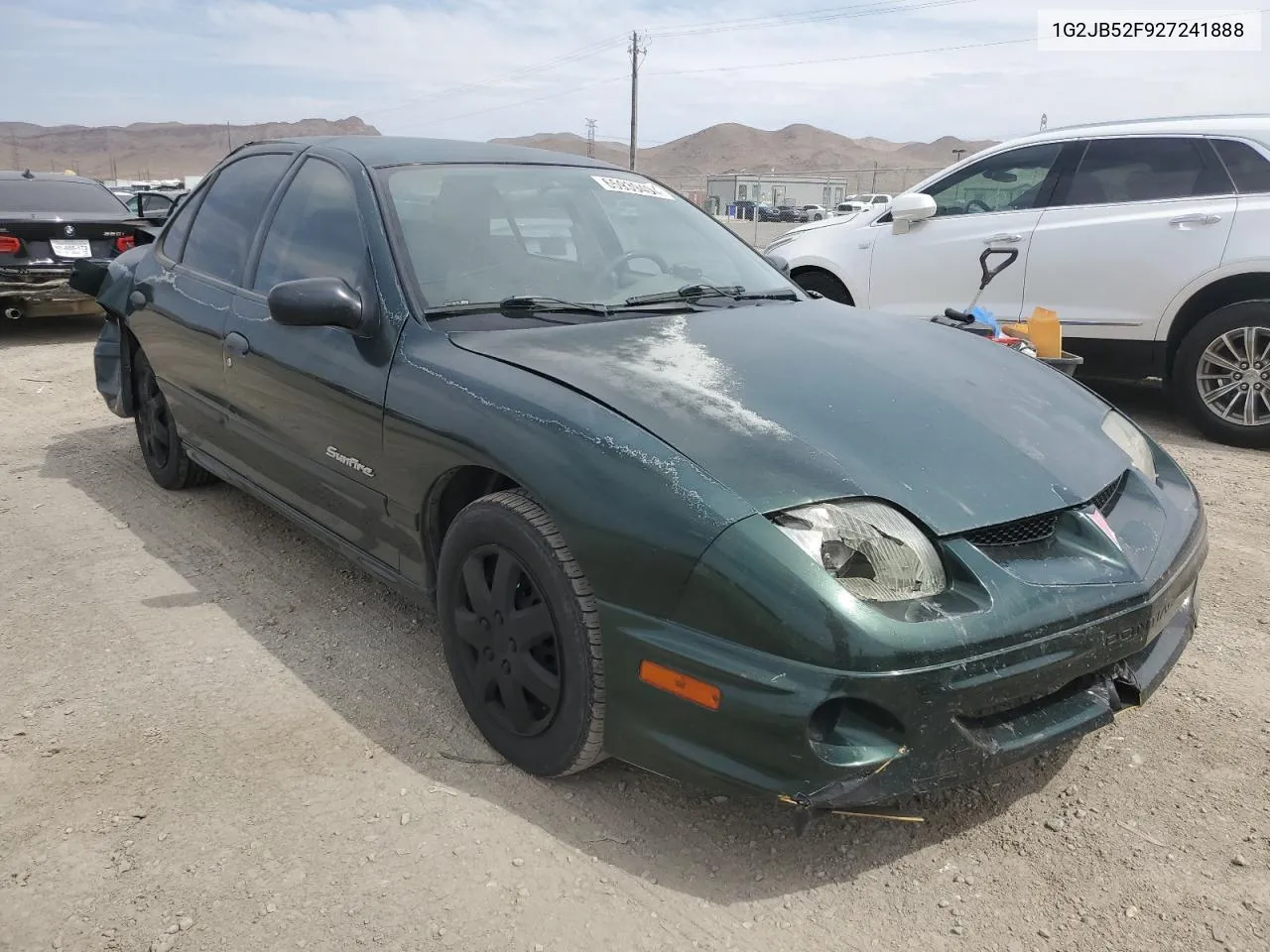 2002 Pontiac Sunfire Se VIN: 1G2JB52F927241888 Lot: 65939404