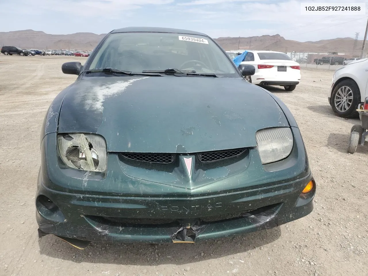 2002 Pontiac Sunfire Se VIN: 1G2JB52F927241888 Lot: 65939404