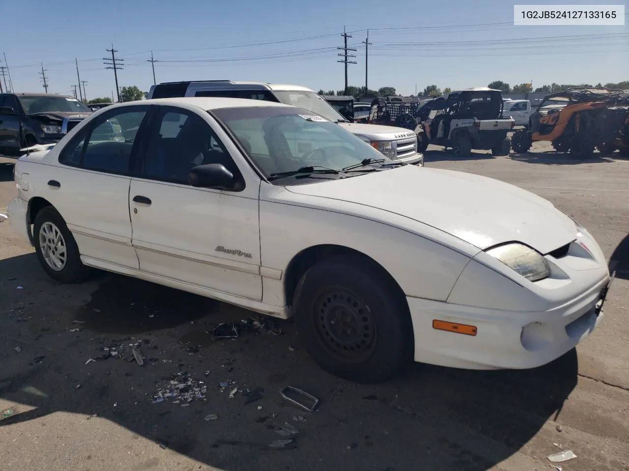 2002 Pontiac Sunfire Se VIN: 1G2JB524127133165 Lot: 68765564