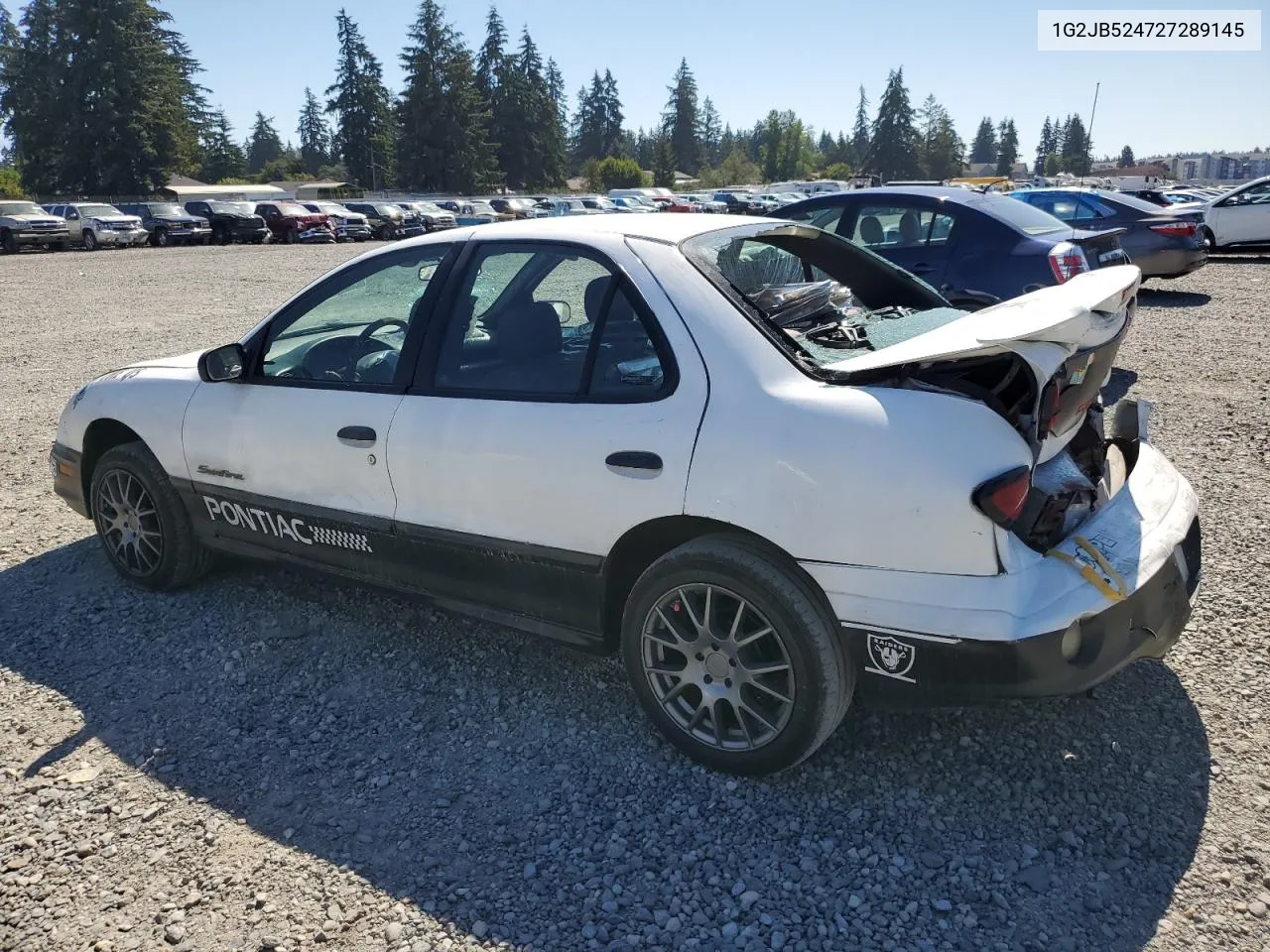 1G2JB524727289145 2002 Pontiac Sunfire Se