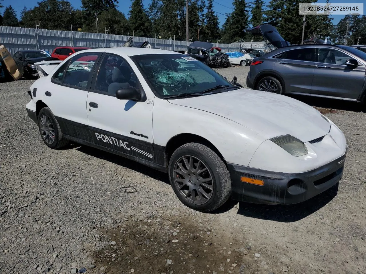 2002 Pontiac Sunfire Se VIN: 1G2JB524727289145 Lot: 69662094