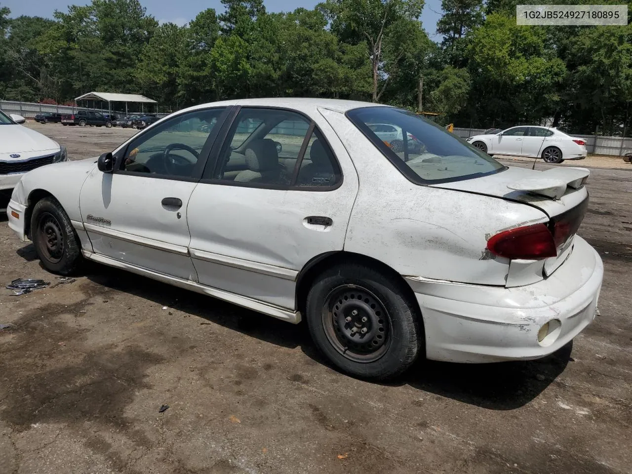 2002 Pontiac Sunfire Se VIN: 1G2JB524927180895 Lot: 72153514