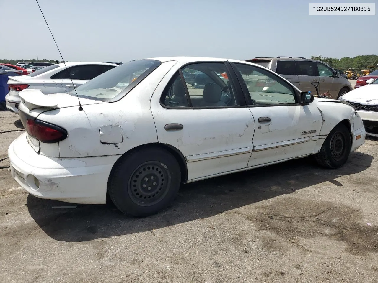 2002 Pontiac Sunfire Se VIN: 1G2JB524927180895 Lot: 72153514