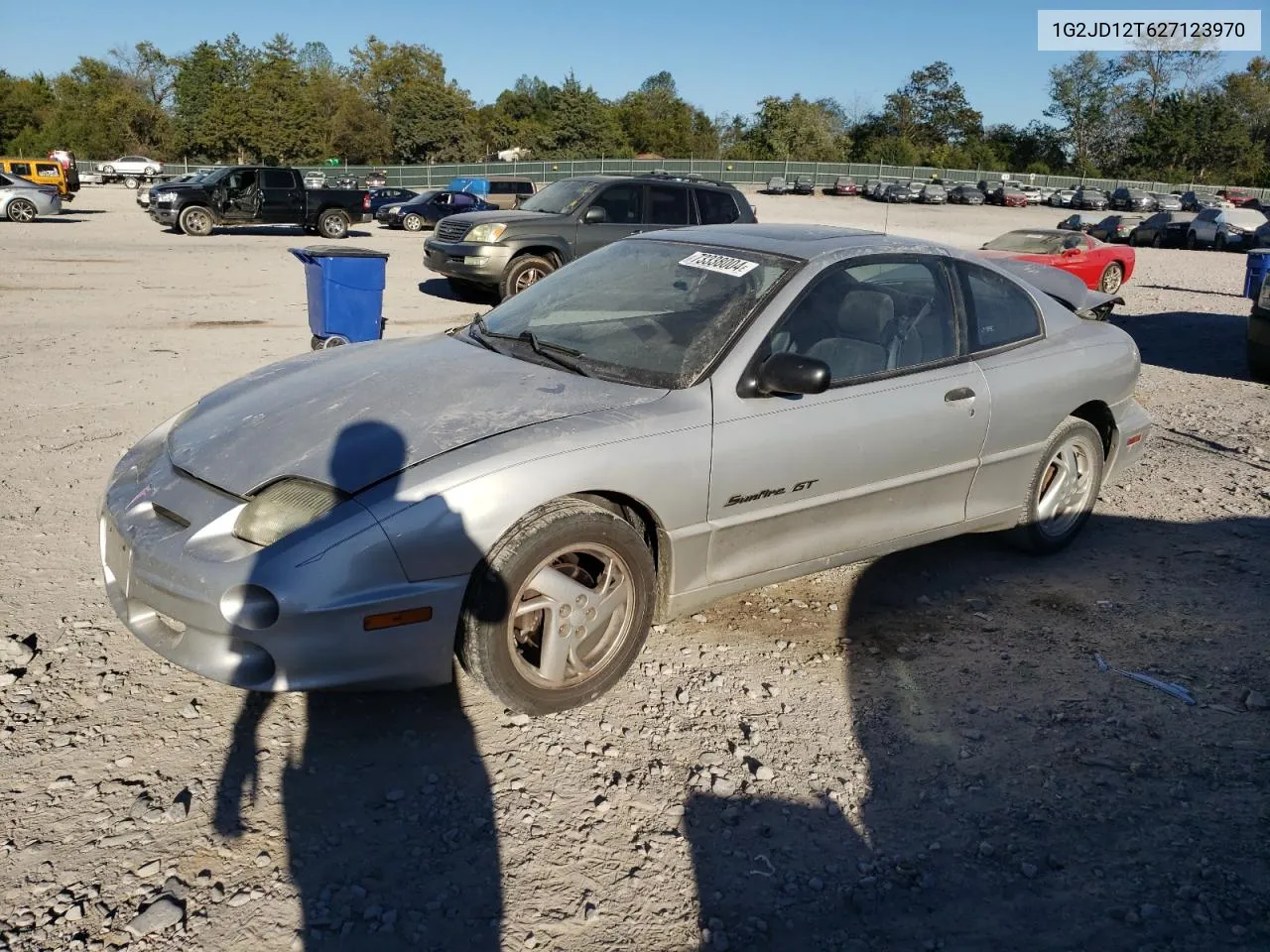 2002 Pontiac Sunfire Gt VIN: 1G2JD12T627123970 Lot: 73338004