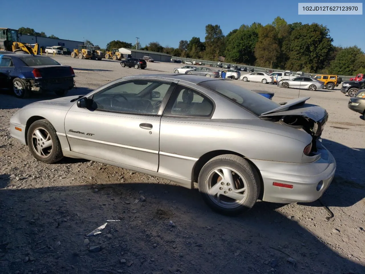 2002 Pontiac Sunfire Gt VIN: 1G2JD12T627123970 Lot: 73338004