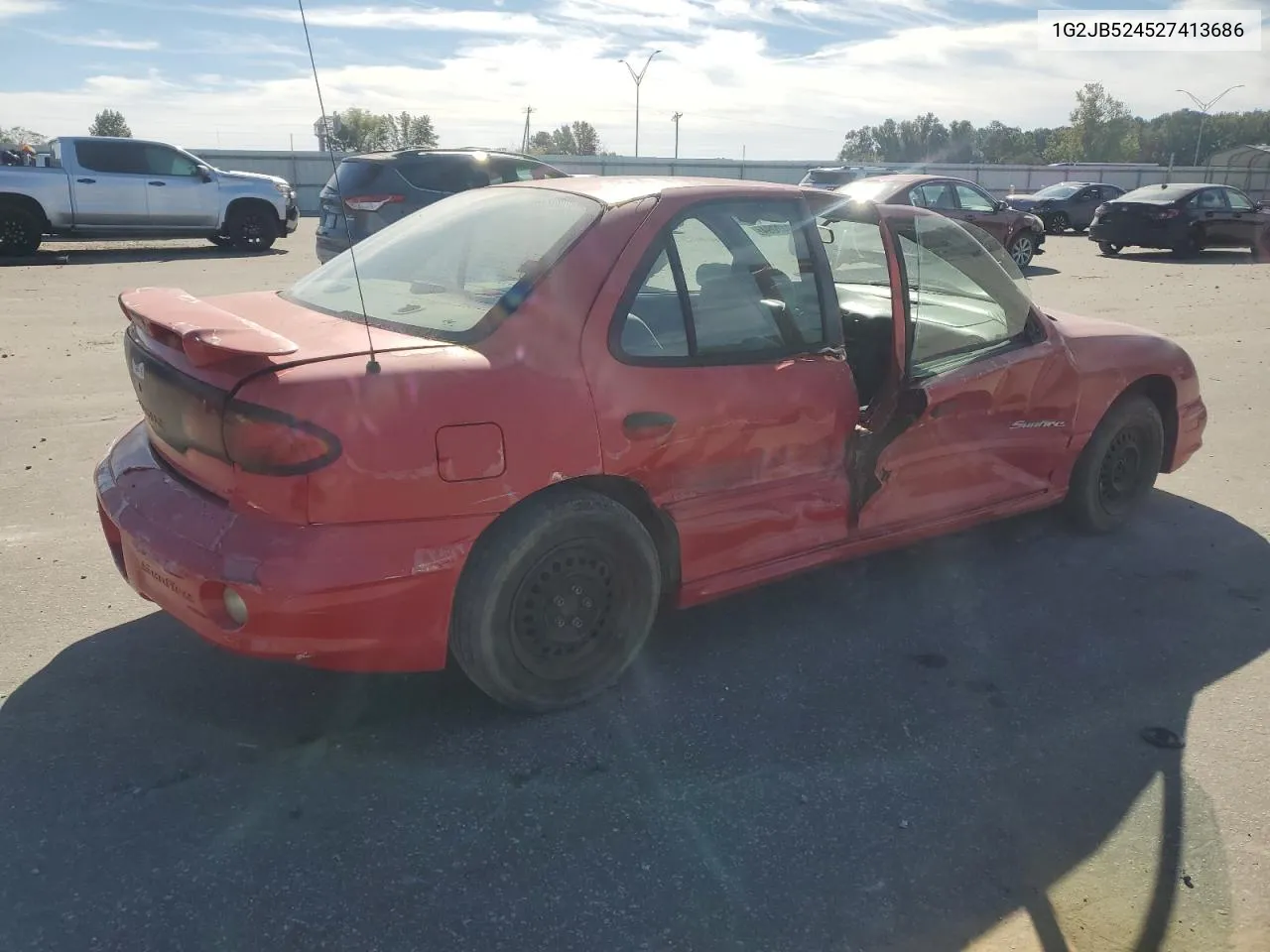 2002 Pontiac Sunfire Se VIN: 1G2JB524527413686 Lot: 74942094