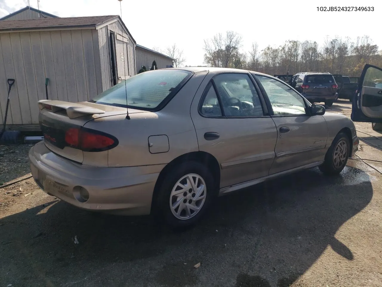 2002 Pontiac Sunfire Se VIN: 1G2JB524327349633 Lot: 77403974