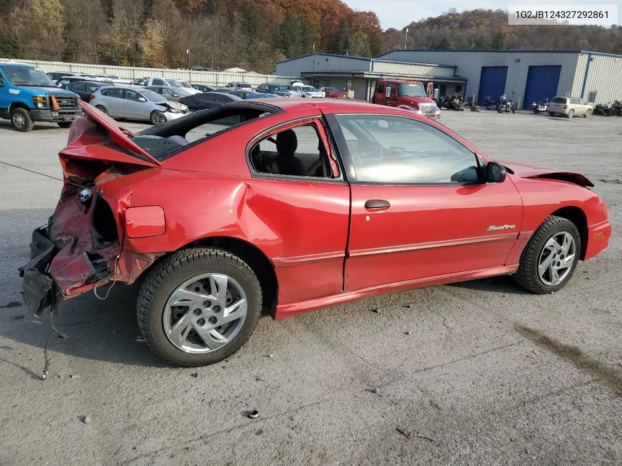 2002 Pontiac Sunfire Se VIN: 1G2JB124327292861 Lot: 78462994