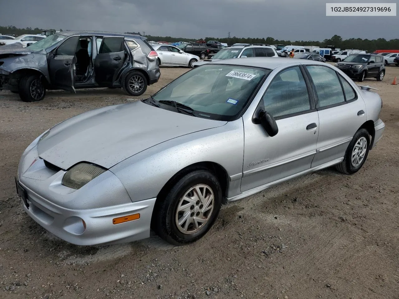 2002 Pontiac Sunfire Se VIN: 1G2JB524927319696 Lot: 78683874