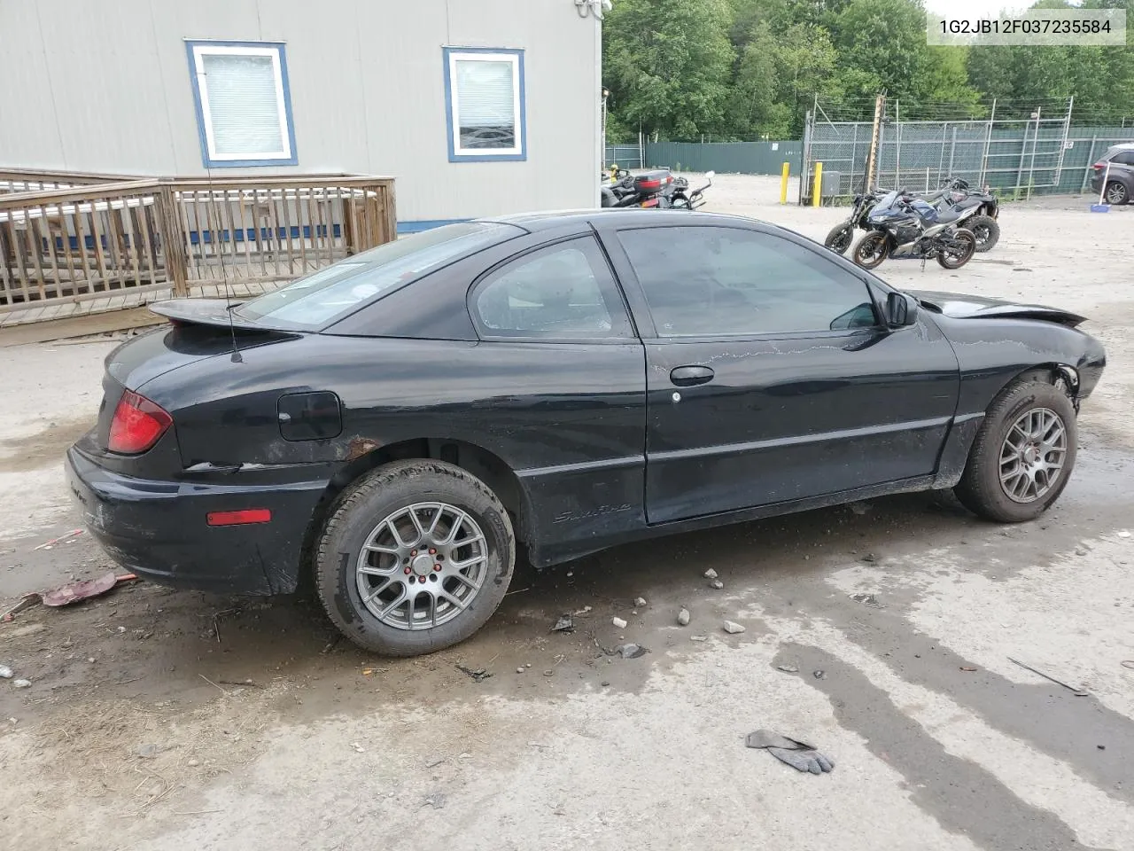 2003 Pontiac Sunfire VIN: 1G2JB12F037235584 Lot: 57395944