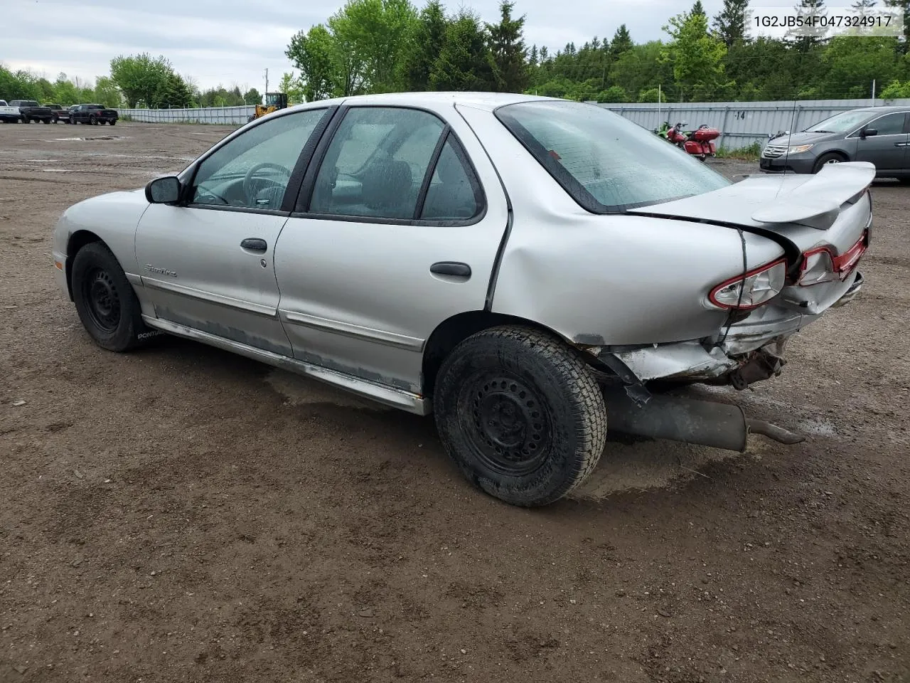 2004 Pontiac Sunfire Sl VIN: 1G2JB54F047324917 Lot: 56323934