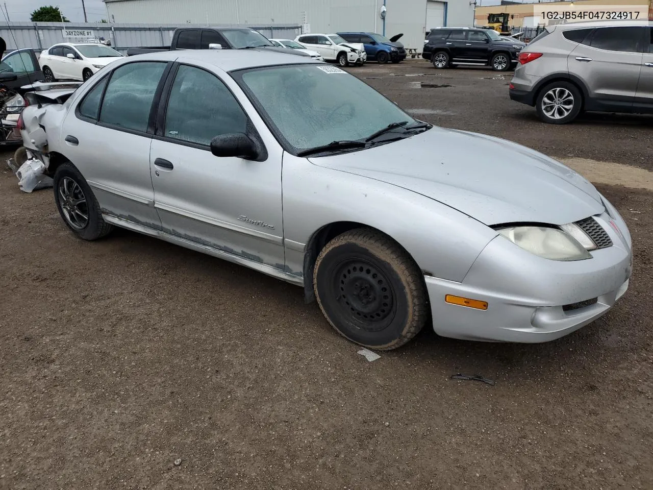 2004 Pontiac Sunfire Sl VIN: 1G2JB54F047324917 Lot: 56323934