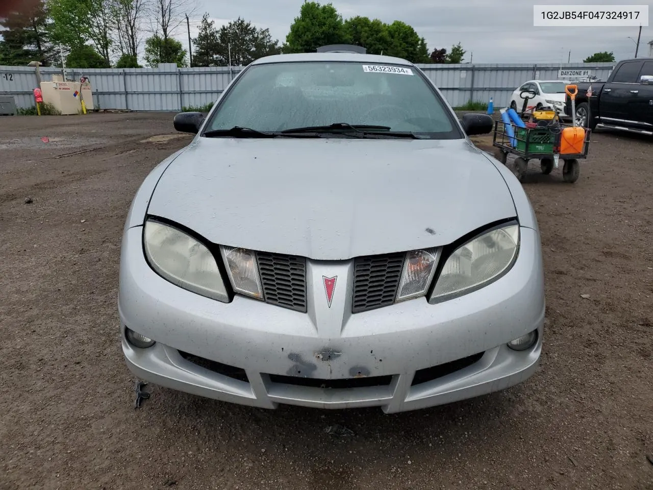 2004 Pontiac Sunfire Sl VIN: 1G2JB54F047324917 Lot: 56323934