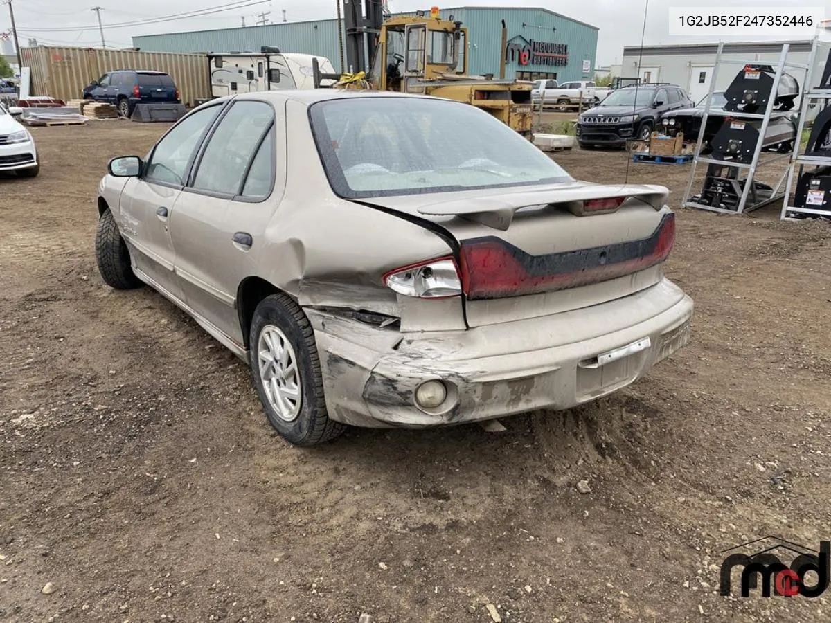 2004 Pontiac Sunfire Sl VIN: 1G2JB52F247352446 Lot: 60313594