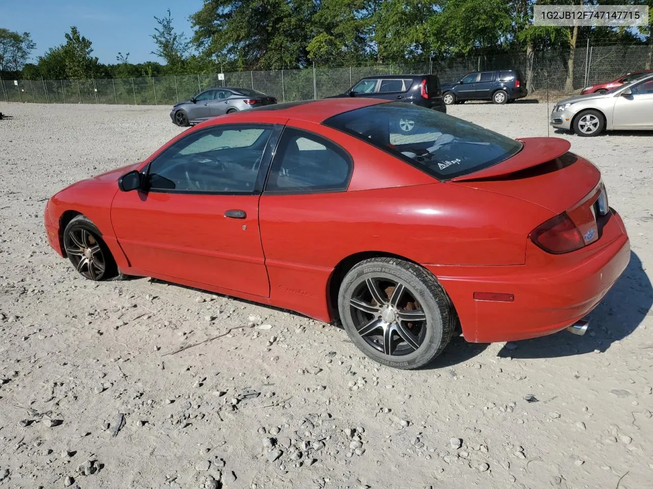 2004 Pontiac Sunfire VIN: 1G2JB12F747147715 Lot: 66630324