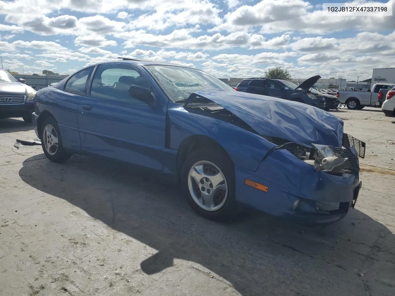 2004 Pontiac Sunfire VIN: 1G2JB12FX47337198 Lot: 71675364