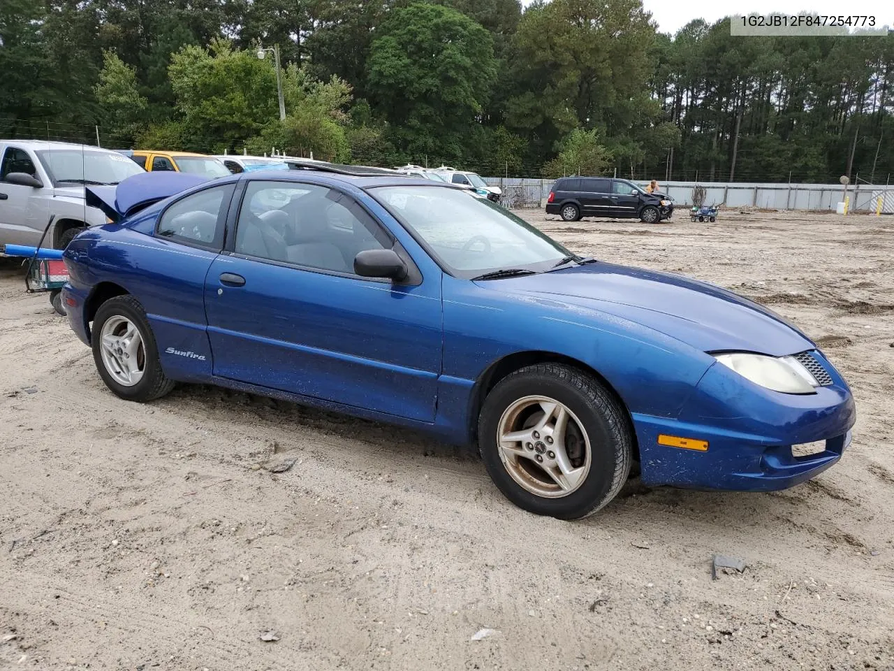 2004 Pontiac Sunfire VIN: 1G2JB12F847254773 Lot: 73132054