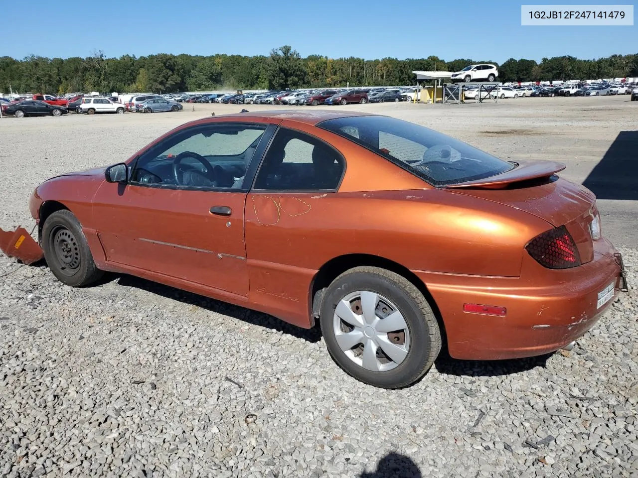 2004 Pontiac Sunfire VIN: 1G2JB12F247141479 Lot: 74739154