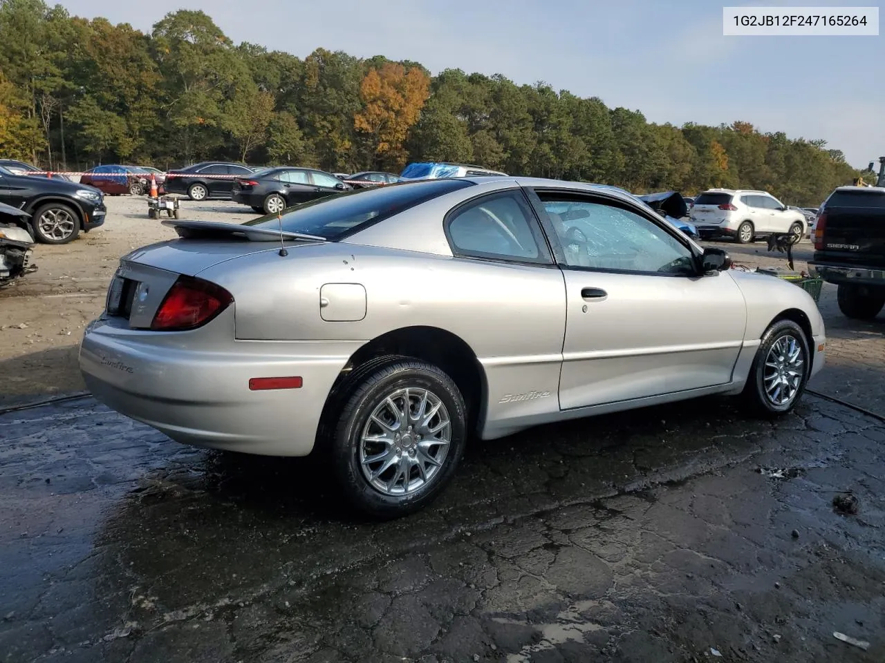 2004 Pontiac Sunfire VIN: 1G2JB12F247165264 Lot: 77872304