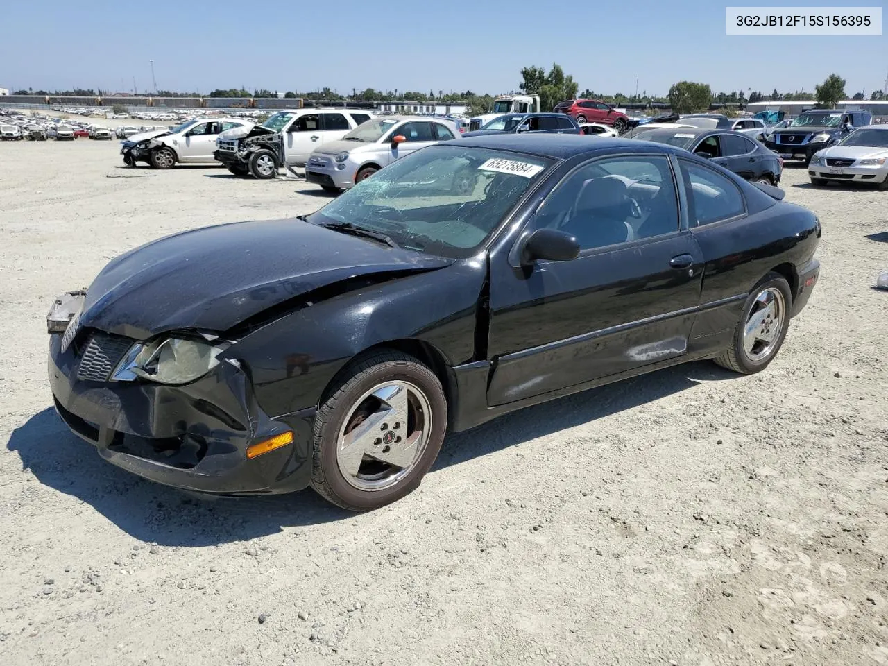 2005 Pontiac Sunfire VIN: 3G2JB12F15S156395 Lot: 65275884