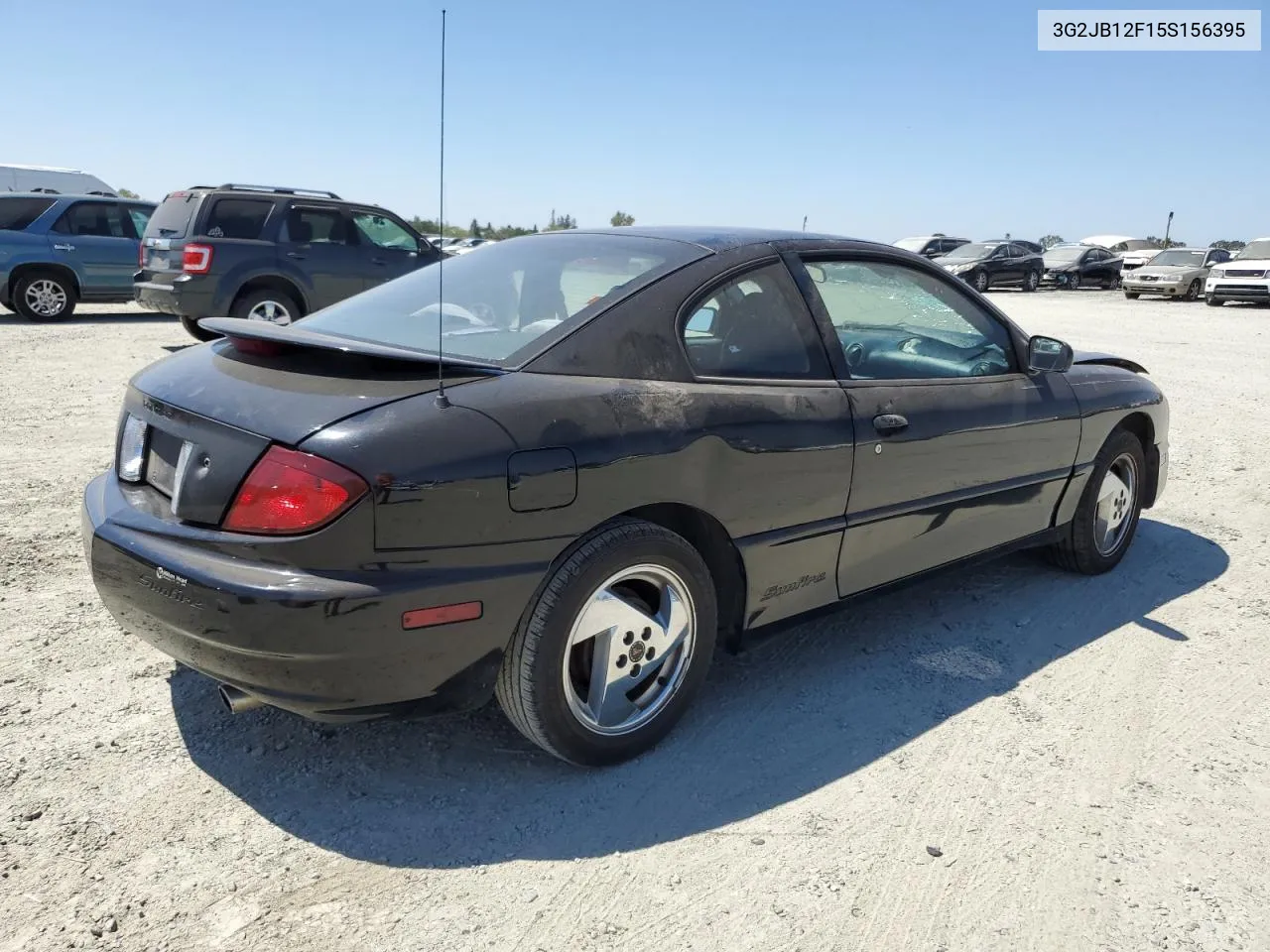 2005 Pontiac Sunfire VIN: 3G2JB12F15S156395 Lot: 65275884