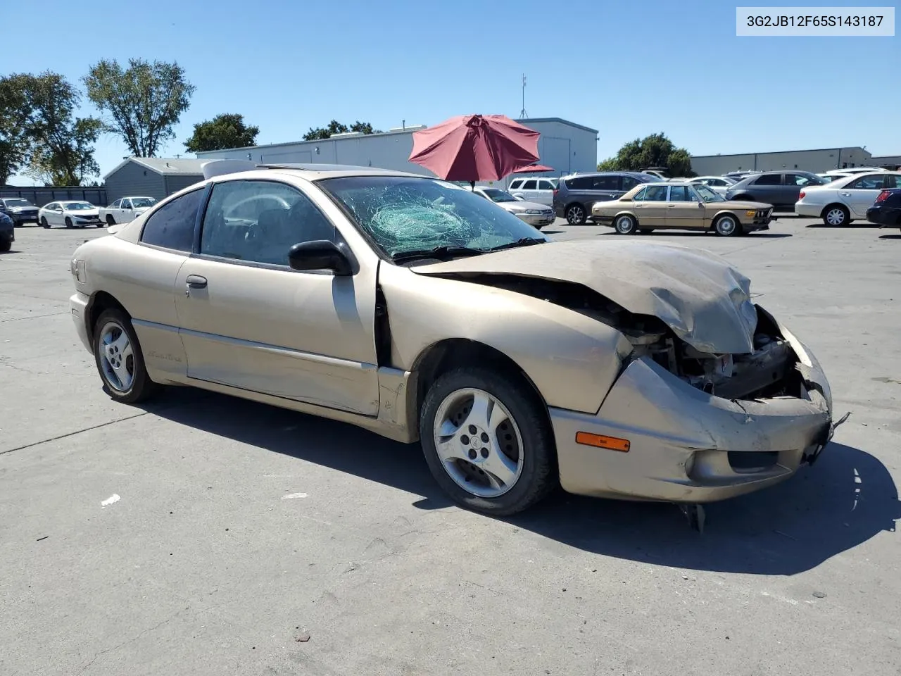 2005 Pontiac Sunfire VIN: 3G2JB12F65S143187 Lot: 70861164