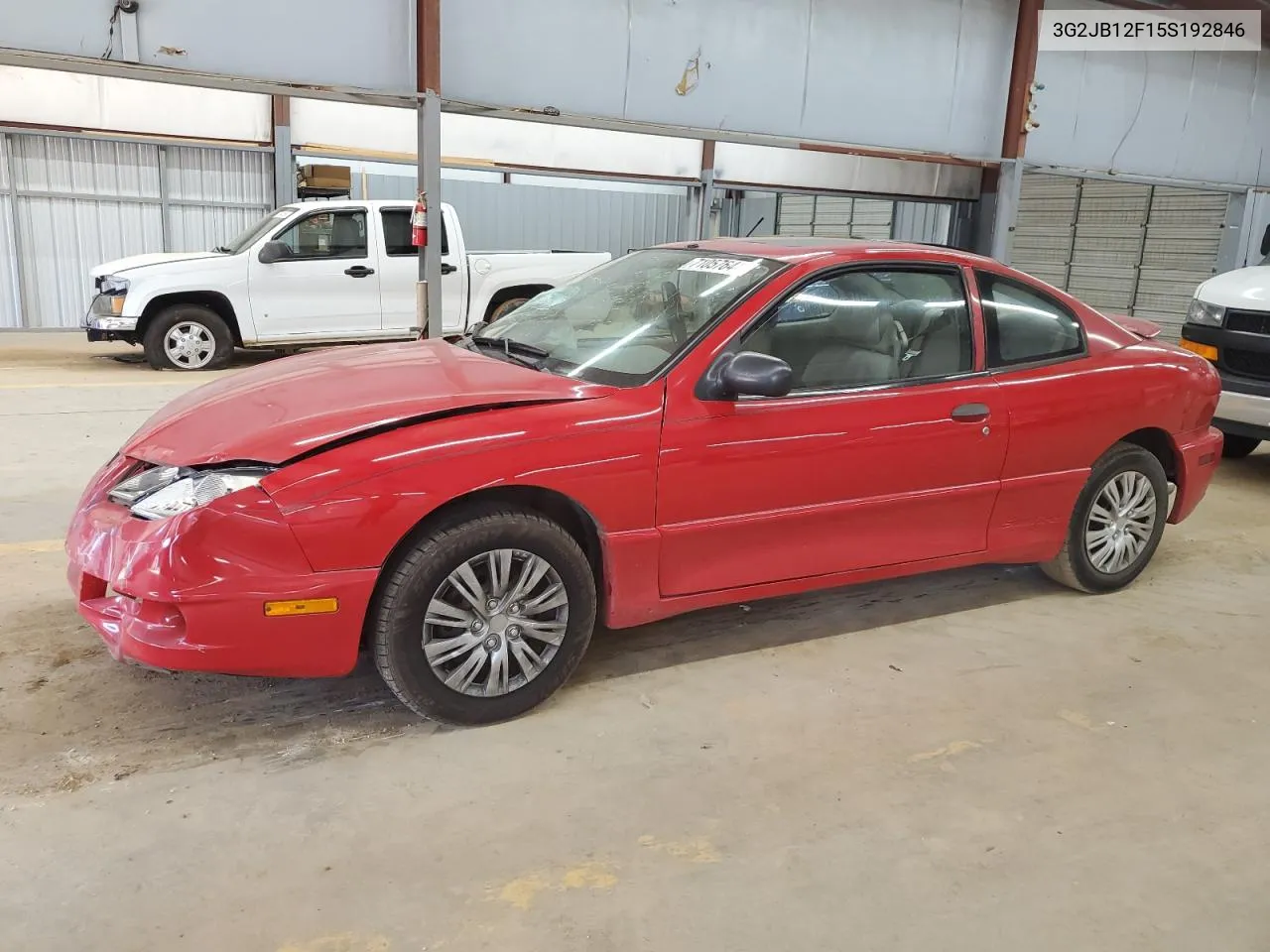 2005 Pontiac Sunfire VIN: 3G2JB12F15S192846 Lot: 71057644