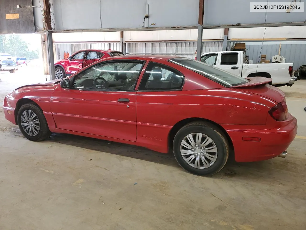 2005 Pontiac Sunfire VIN: 3G2JB12F15S192846 Lot: 71057644