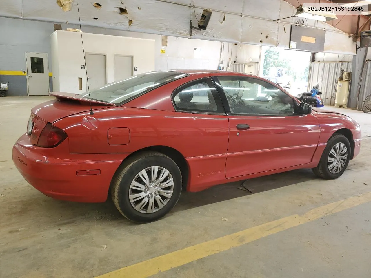 2005 Pontiac Sunfire VIN: 3G2JB12F15S192846 Lot: 71057644