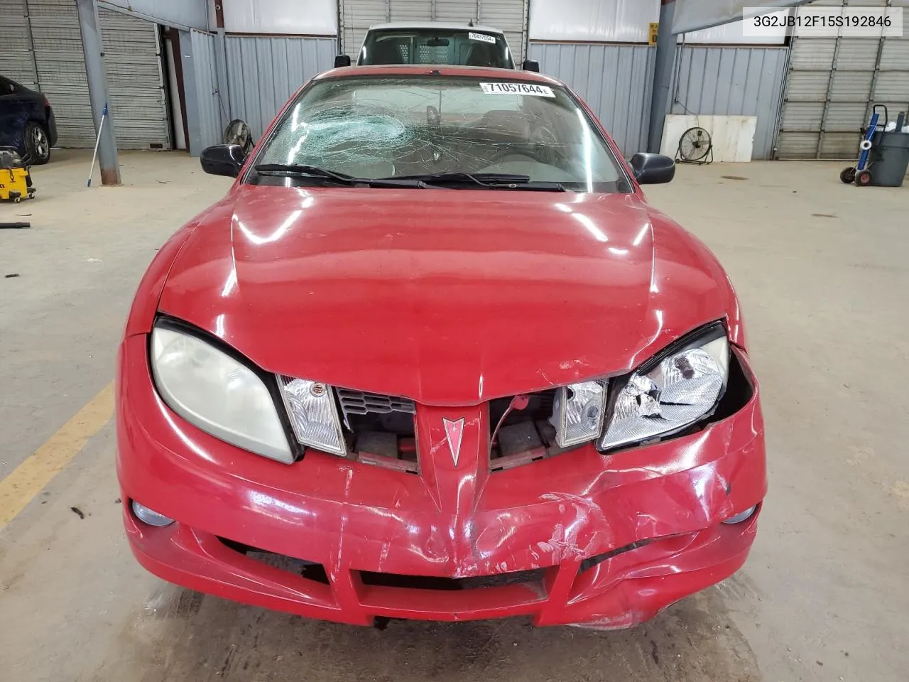 2005 Pontiac Sunfire VIN: 3G2JB12F15S192846 Lot: 71057644