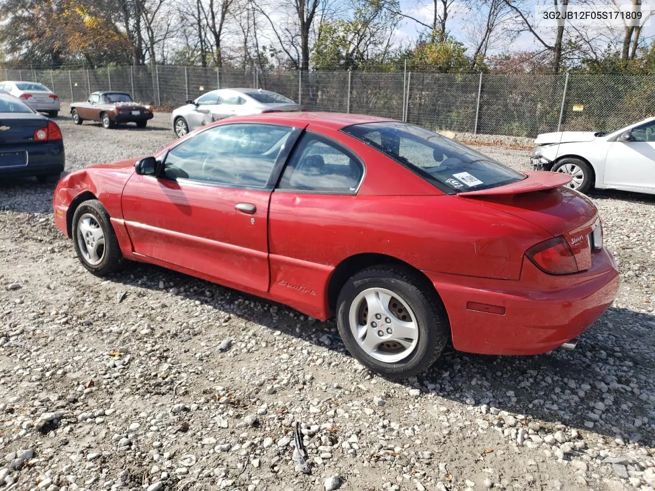 2005 Pontiac Sunfire VIN: 3G2JB12F05S171809 Lot: 78750804