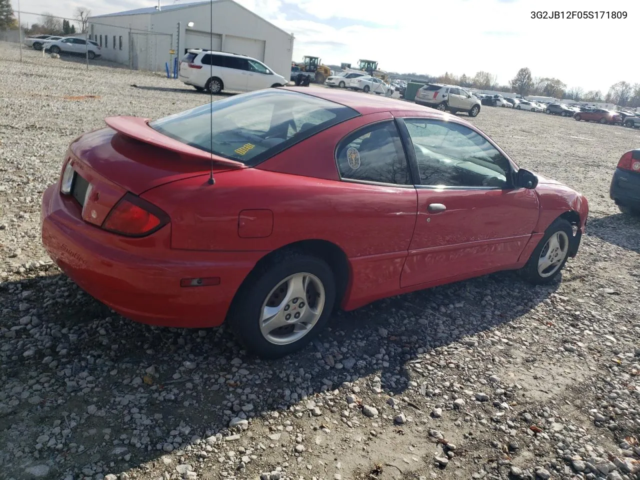 2005 Pontiac Sunfire VIN: 3G2JB12F05S171809 Lot: 78750804