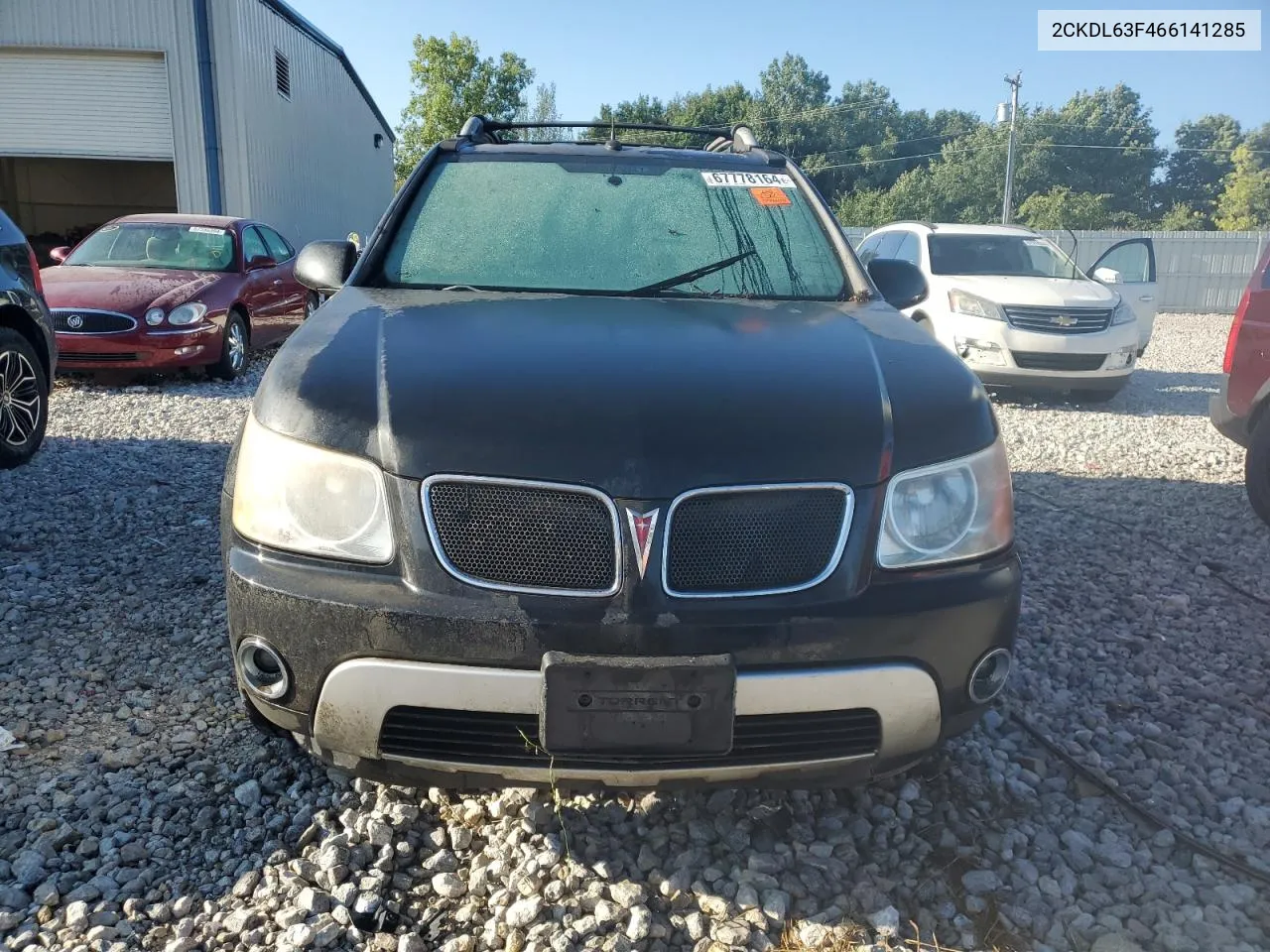 2006 Pontiac Torrent VIN: 2CKDL63F466141285 Lot: 67778164