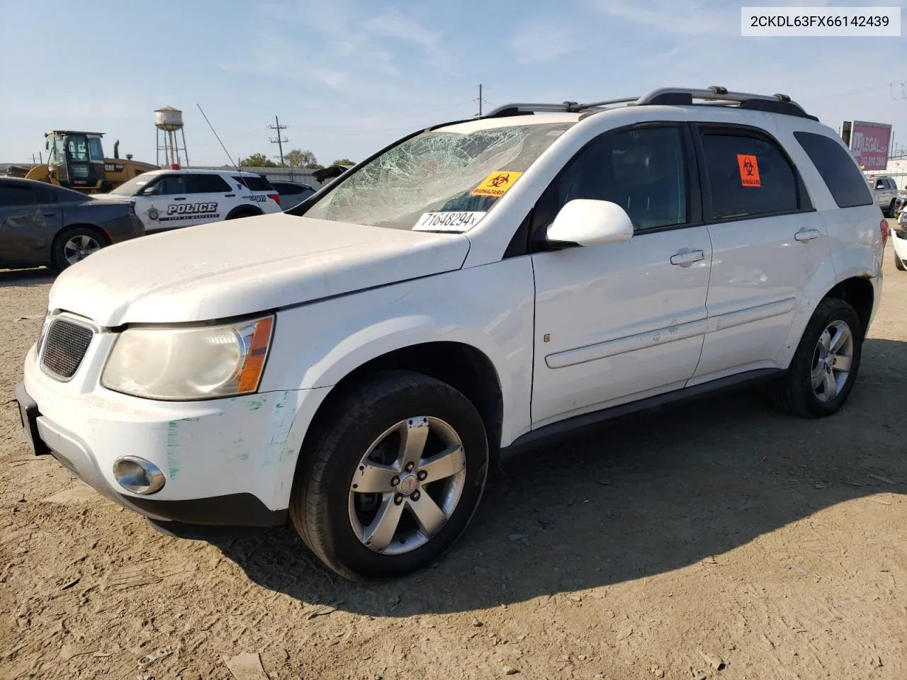 2006 Pontiac Torrent VIN: 2CKDL63FX66142439 Lot: 71648294