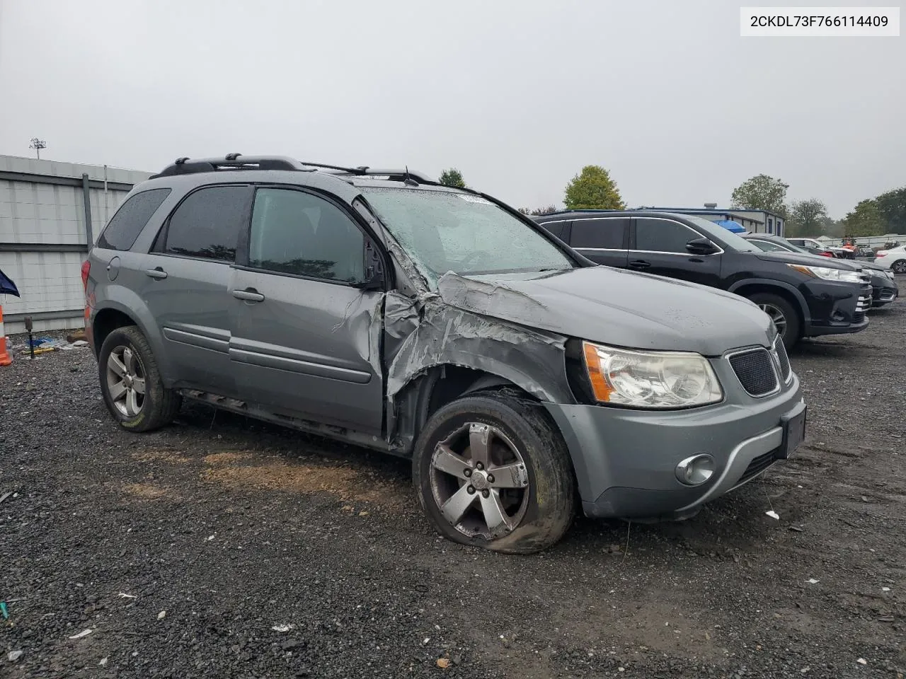 2006 Pontiac Torrent VIN: 2CKDL73F766114409 Lot: 72714754