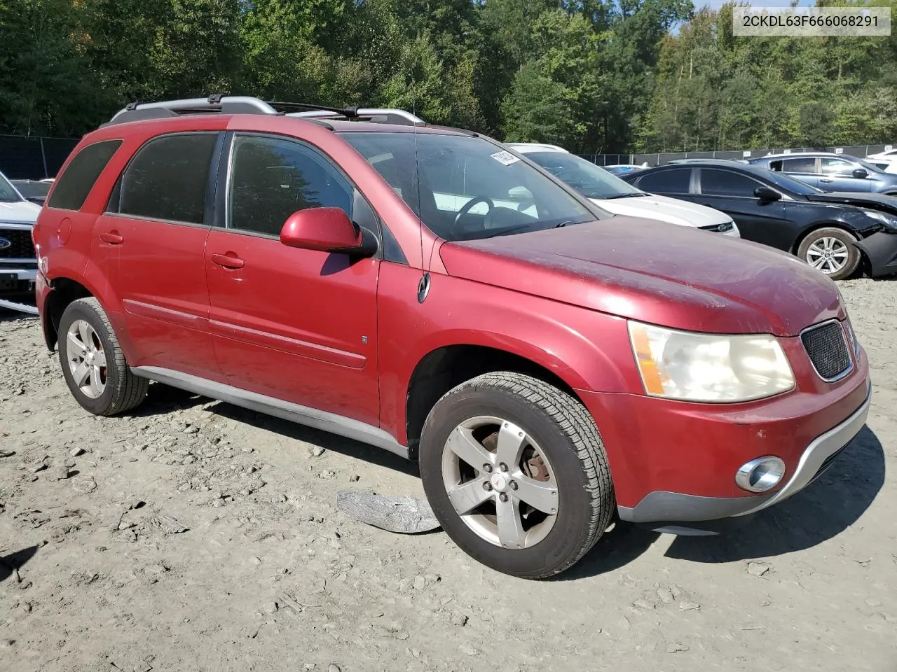 2006 Pontiac Torrent VIN: 2CKDL63F666068291 Lot: 73842124