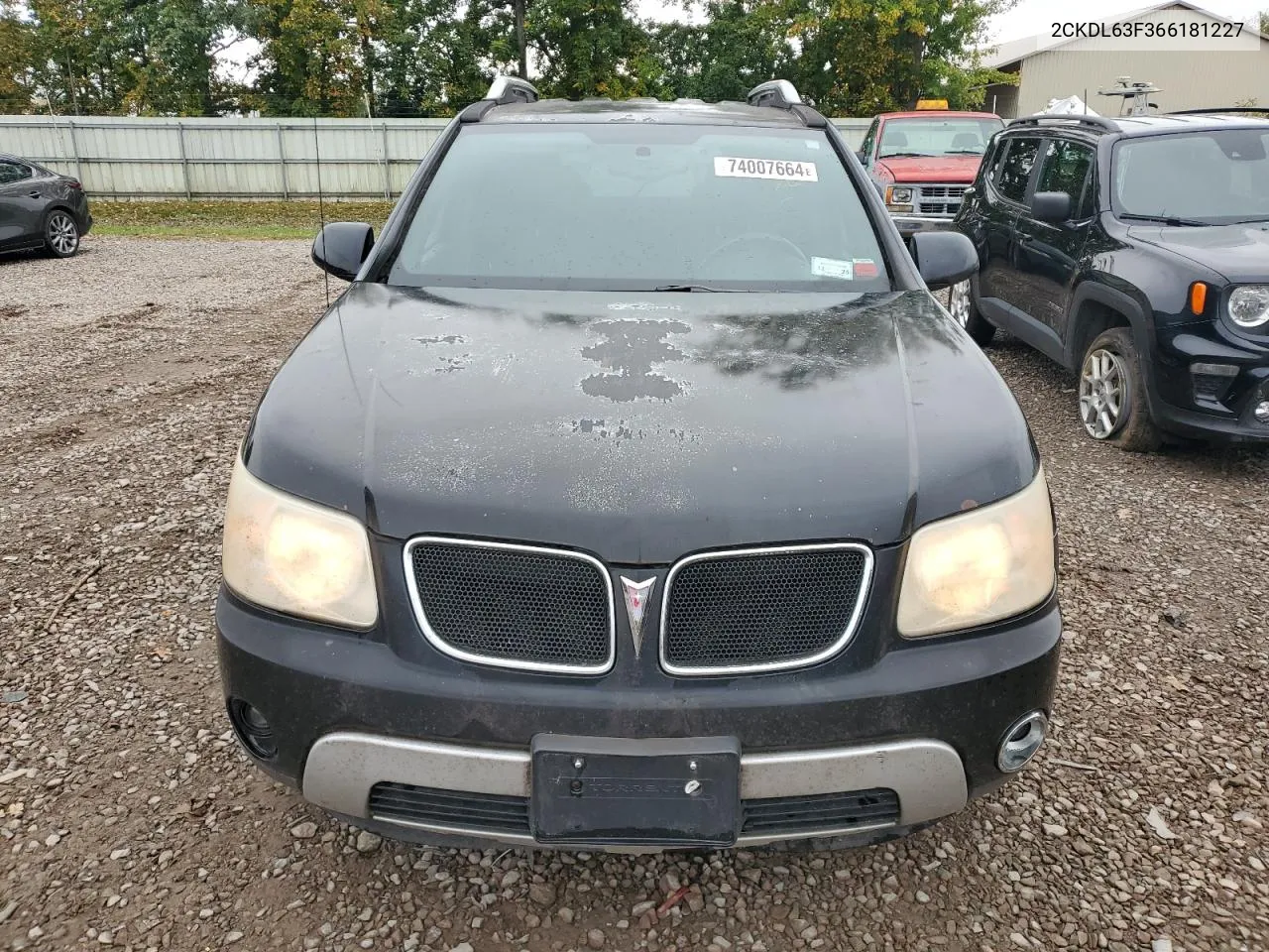 2006 Pontiac Torrent VIN: 2CKDL63F366181227 Lot: 74007664