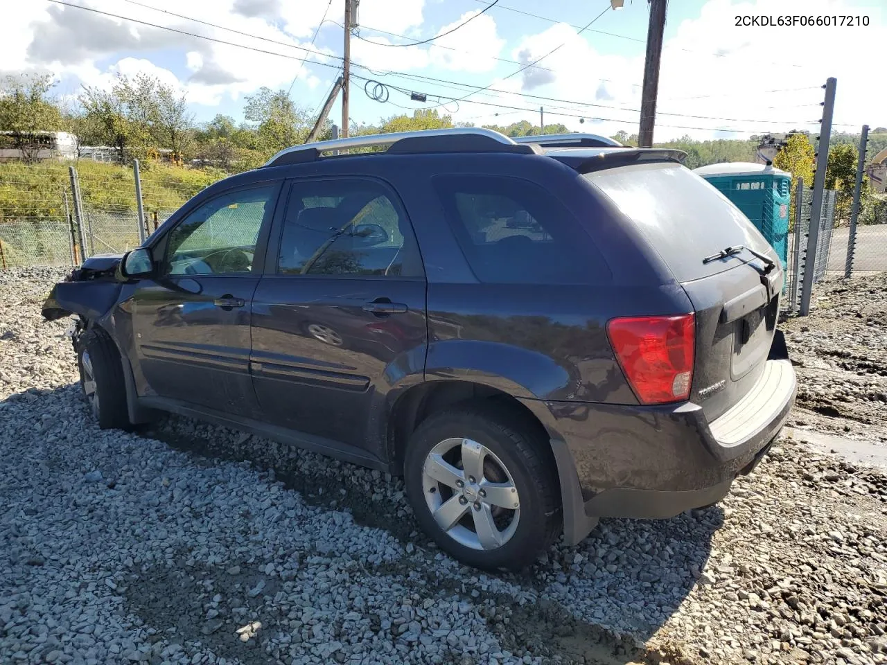 2006 Pontiac Torrent VIN: 2CKDL63F066017210 Lot: 74498694