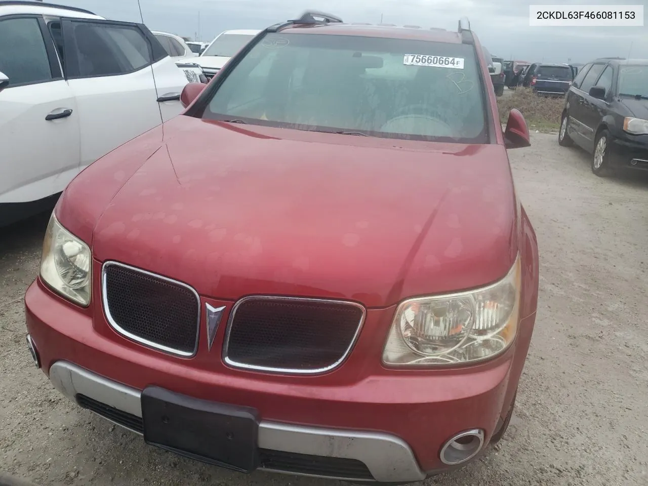 2006 Pontiac Torrent VIN: 2CKDL63F466081153 Lot: 75660664