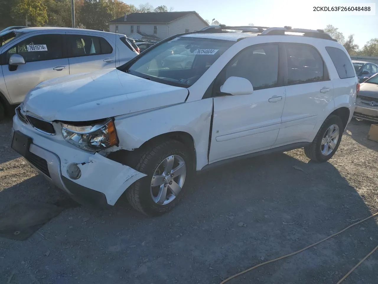 2006 Pontiac Torrent VIN: 2CKDL63F266048488 Lot: 76254604