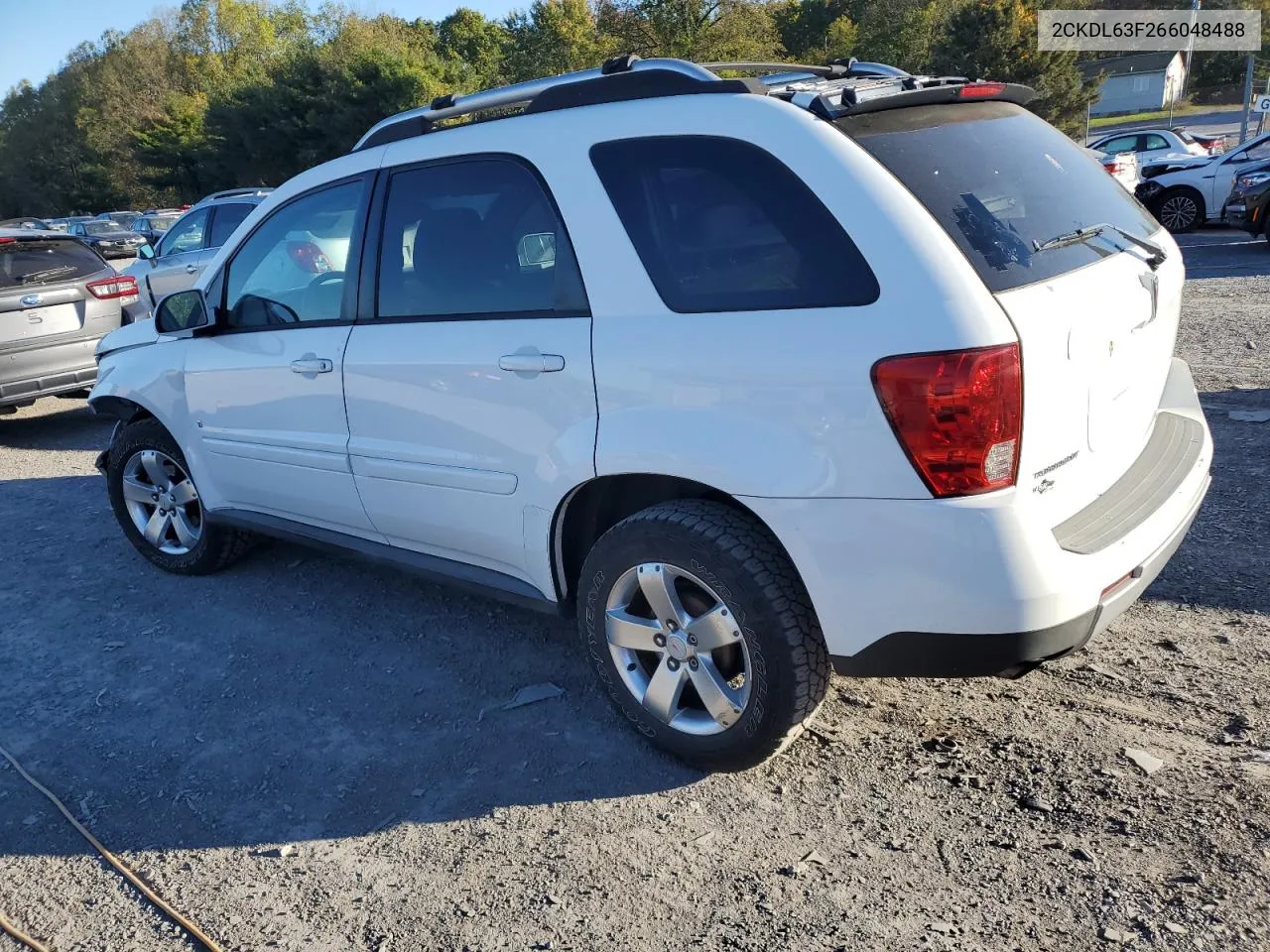 2006 Pontiac Torrent VIN: 2CKDL63F266048488 Lot: 76254604