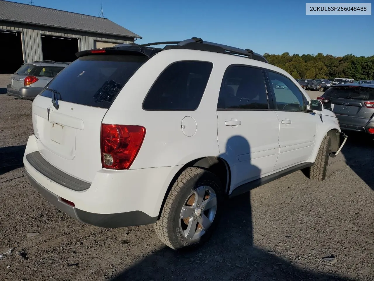 2006 Pontiac Torrent VIN: 2CKDL63F266048488 Lot: 76254604