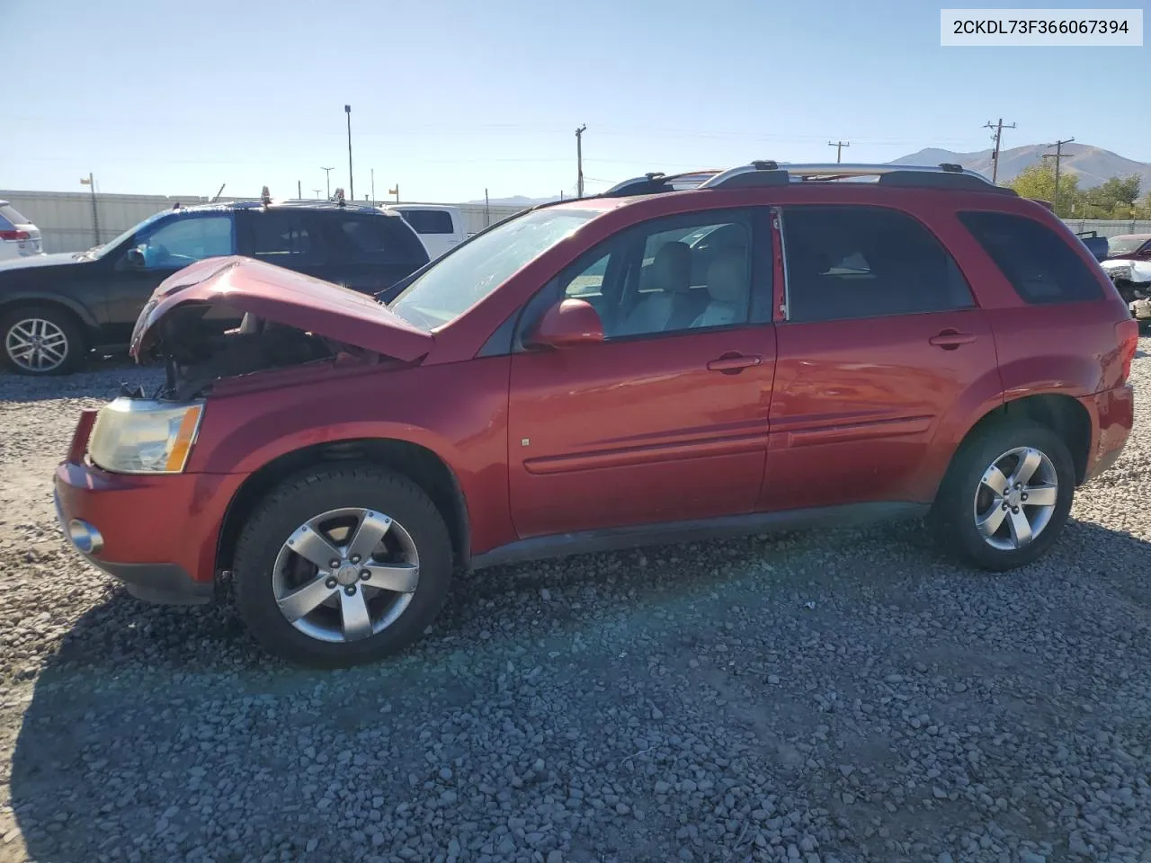 2006 Pontiac Torrent VIN: 2CKDL73F366067394 Lot: 77473794