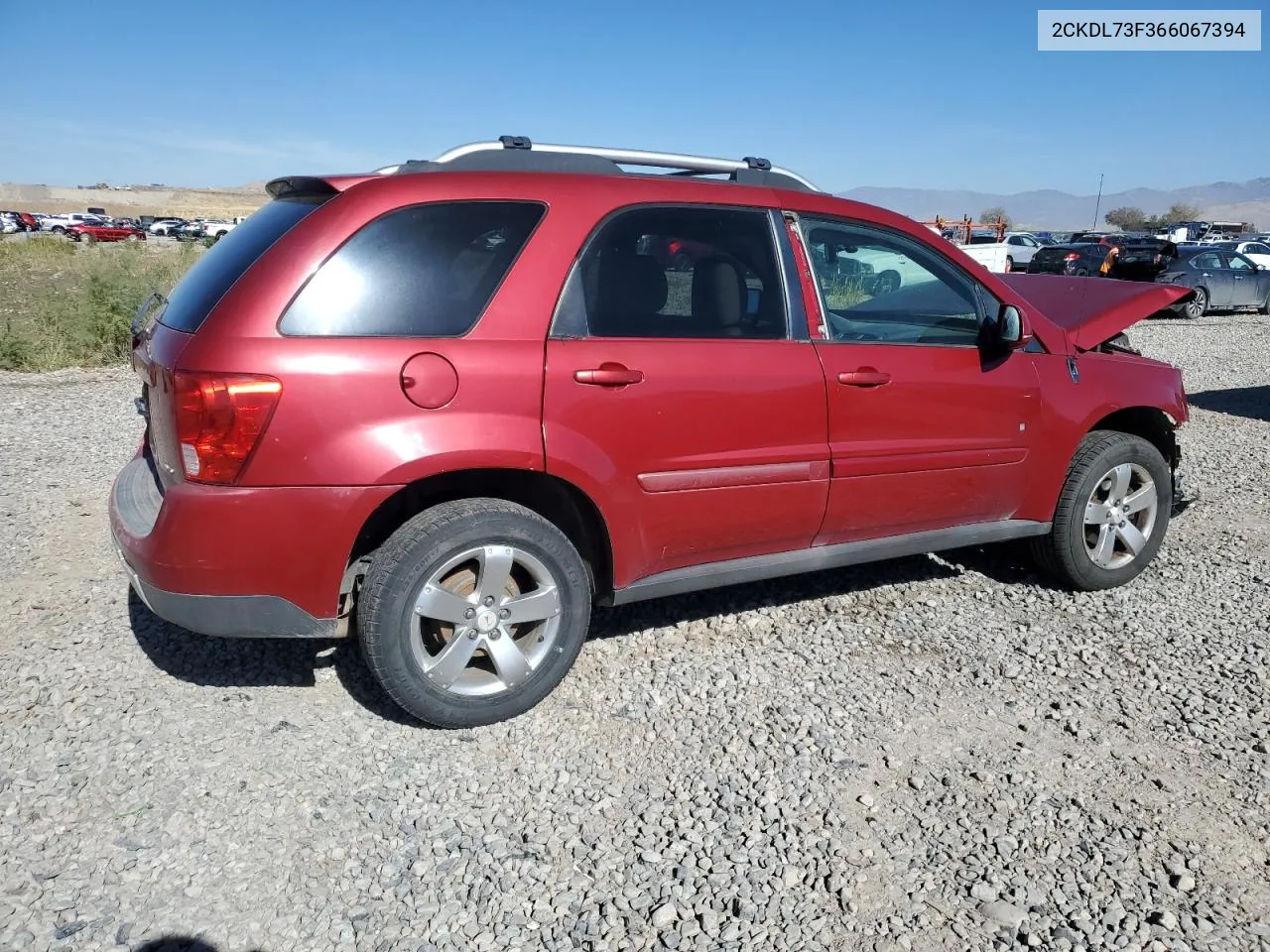 2006 Pontiac Torrent VIN: 2CKDL73F366067394 Lot: 77473794