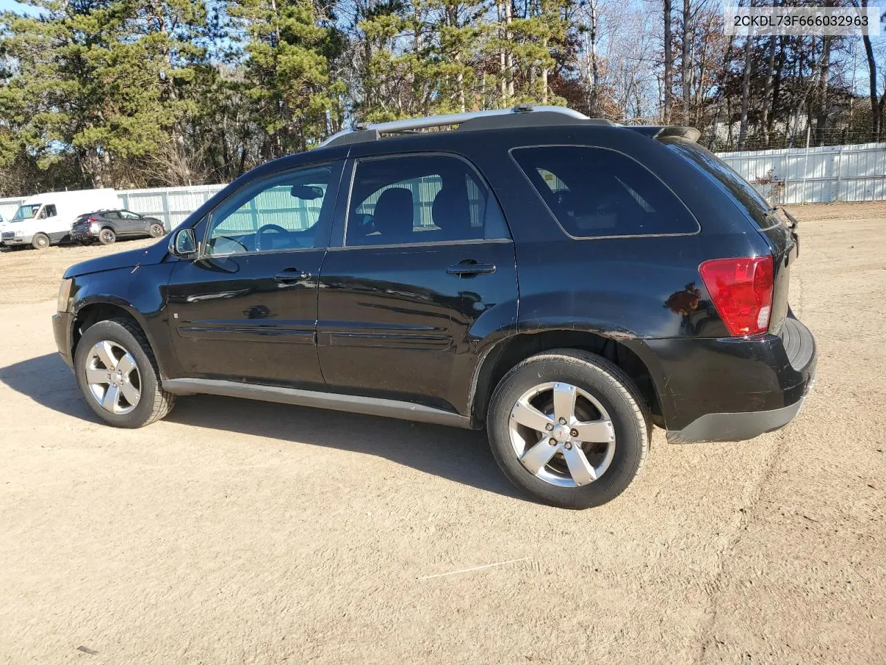 2006 Pontiac Torrent VIN: 2CKDL73F666032963 Lot: 80103554